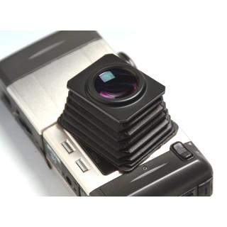 Paraluce a soffietto per LCD 40 mm + lente 4x