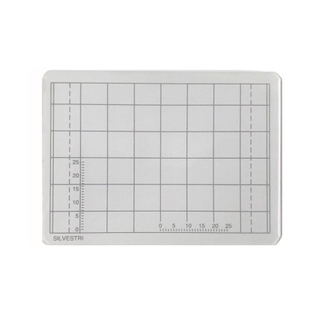 Vetro smerigliato 6x9 con griglia