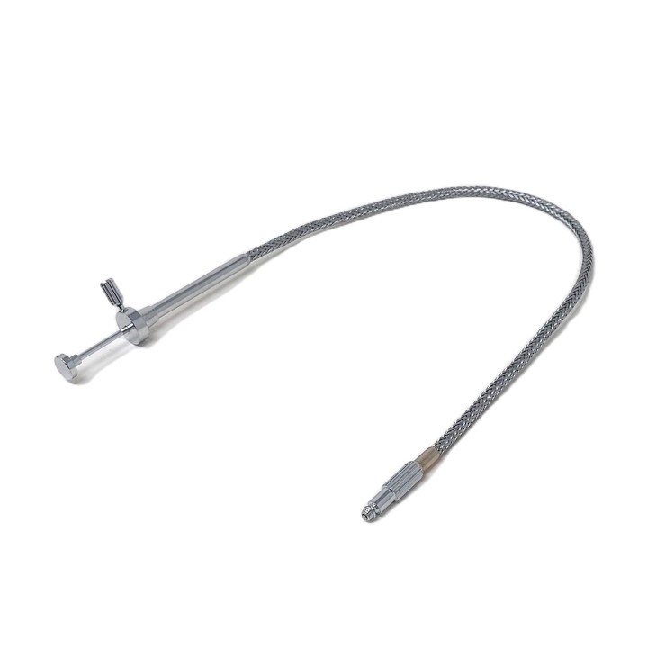 Scatto flessibile in metallo con T lock 30cm.