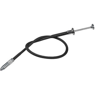 Scatto Flessibile in stoffa nera senza blocco (50cm)