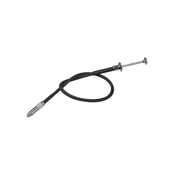 Scatto Flessibile in stoffa nera senza blocco (50cm)