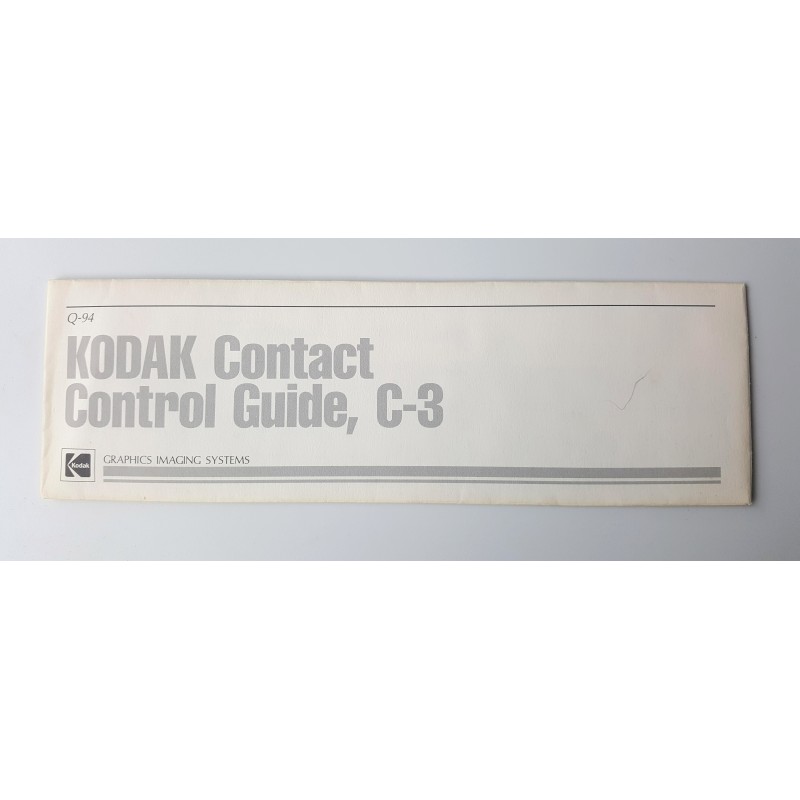 Q-94 Contact Ctrl Strip Guide C-3