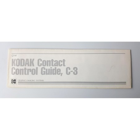 Q-94 Contact Ctrl Strip Guide C-3