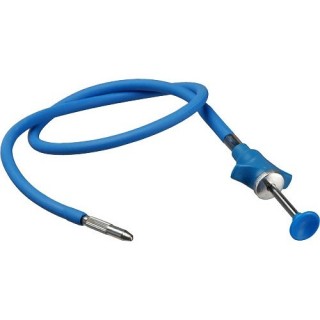 Scatto Flessibile rivestimento in plastica blu con blocco a disco (50cm)