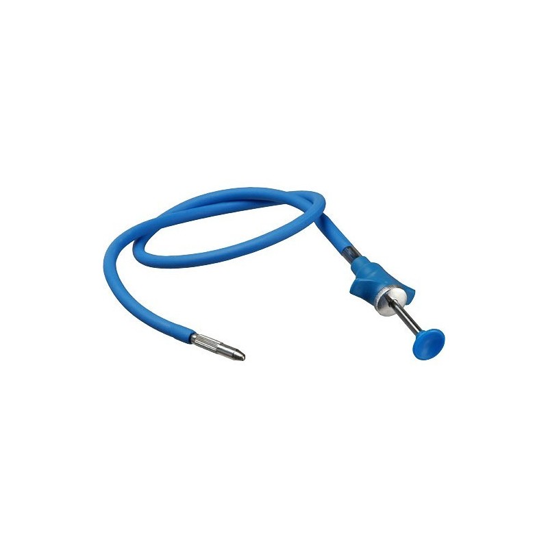 Scatto Flessibile rivestimento in plastica blu con blocco a disco (50cm)