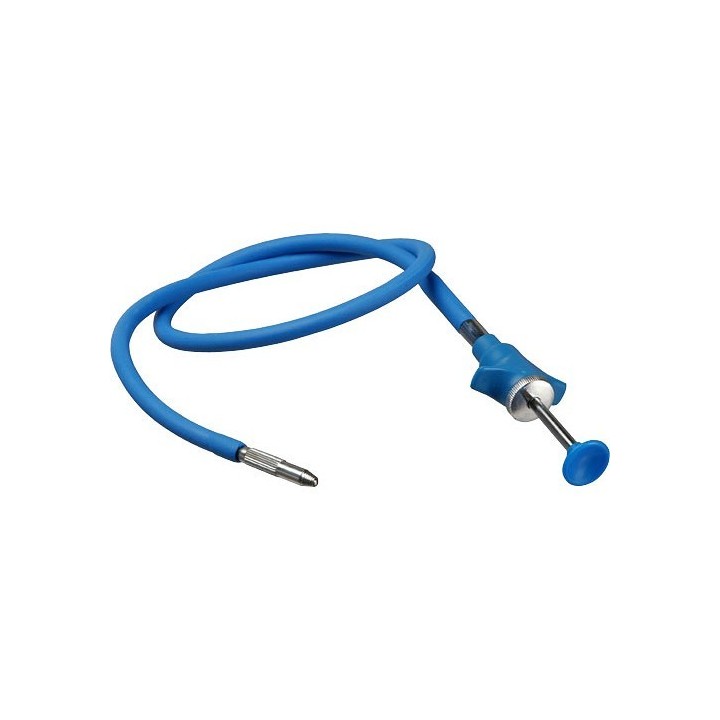 Scatto Flessibile rivestimento in plastica blu con blocco a disco (50cm)