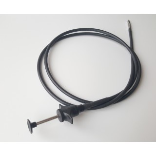 Scatto Flessibile in acciaio e plastica nera, costruzione robusta con blocco a disco (100cm)