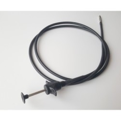 Scatto Flessibile in acciaio e plastica nera, costruzione robusta con blocco a disco (100cm)