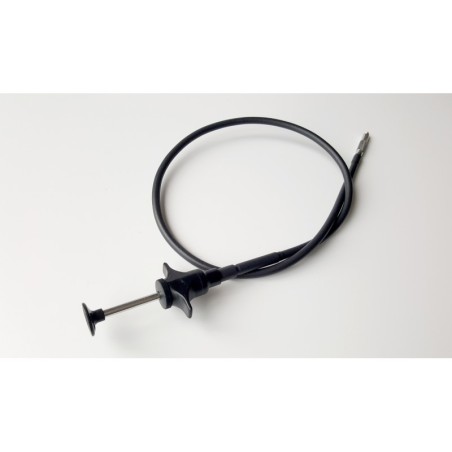 Cable release steel & black plastic, strong construction with disk-lock (50cm) *