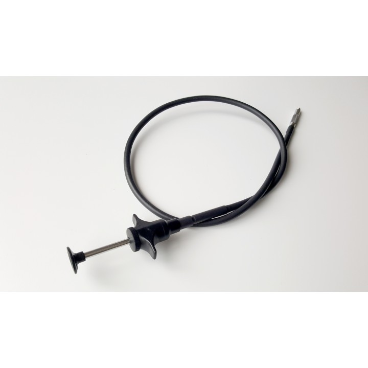 Scatto Flessibile in acciaio e plastica nera, costruzione robusta con blocco a disco (50cm) *