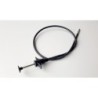 Cable release steel & black plastic, strong construction with disk-lock (50cm) *