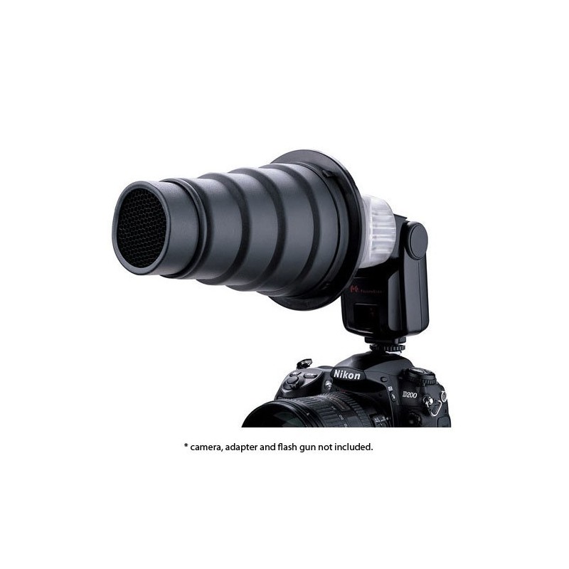 CONICAL SNOOT FOR FLASH GUN