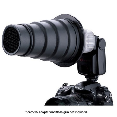 CONICAL SNOOT FOR FLASH GUN