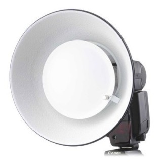 MINI Riflettenti Bianco 17cm FOR FLASH GUN