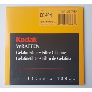 CC 40M Wratten 150mm Filter