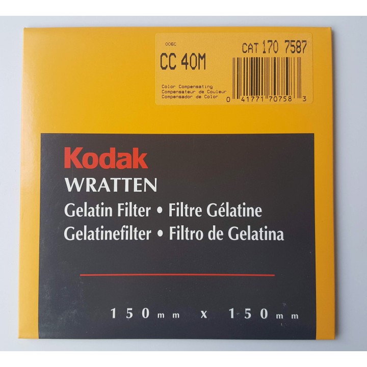 CC 40M Wratten 150mm Filter