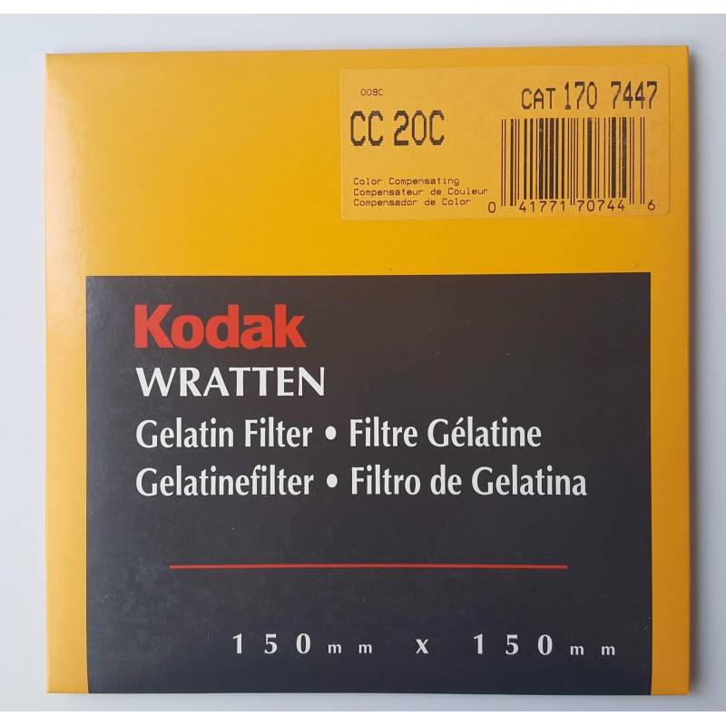CC 20C Wratten 150mm Gel Filter